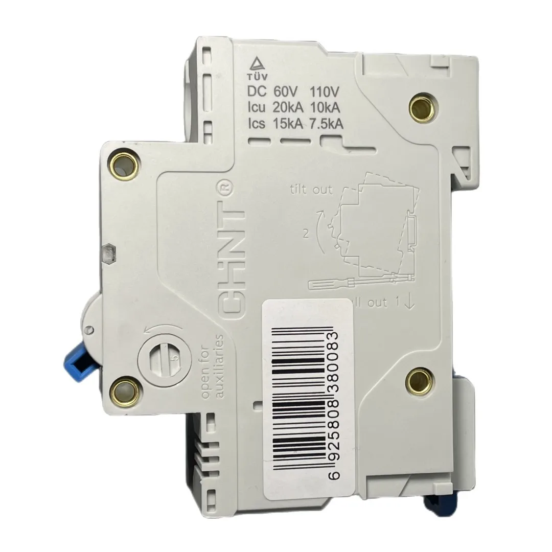 Chint DZ158-125 1P DC 60V 20kA 80V 110V 10kA 2P DC 80V 20kA 125V 220V 10kA 63A 80A 100A 125A CHNT DC MCB Circuit Breaker