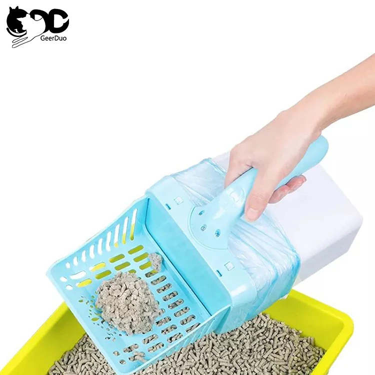 Geerduo Pet Detachable Leak Proof Large Capacity Deep Cat Litter Shovel