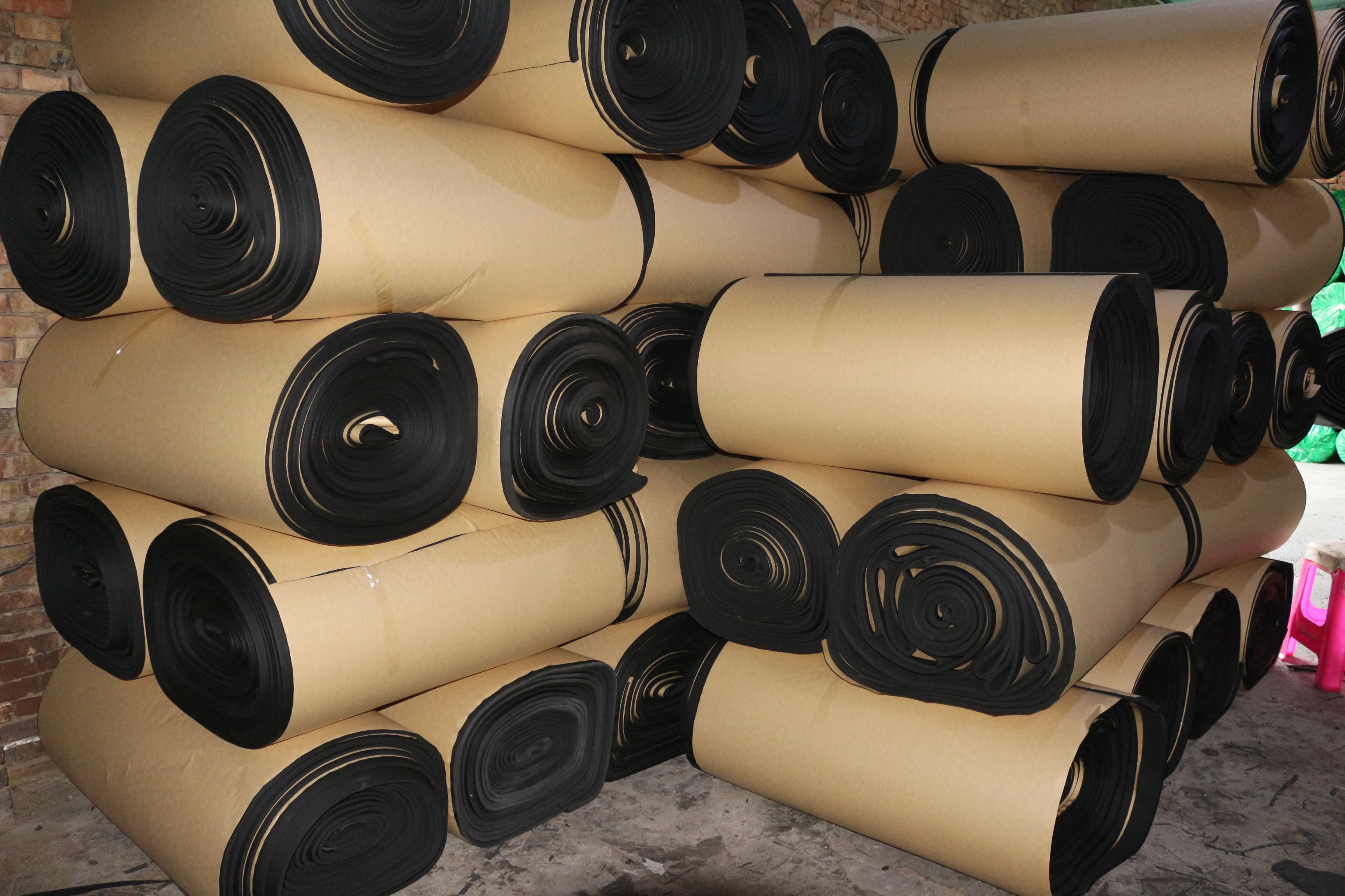 High Density Heat Insulation 20mm Sound Absorption NBR Rubber Foam Sheet