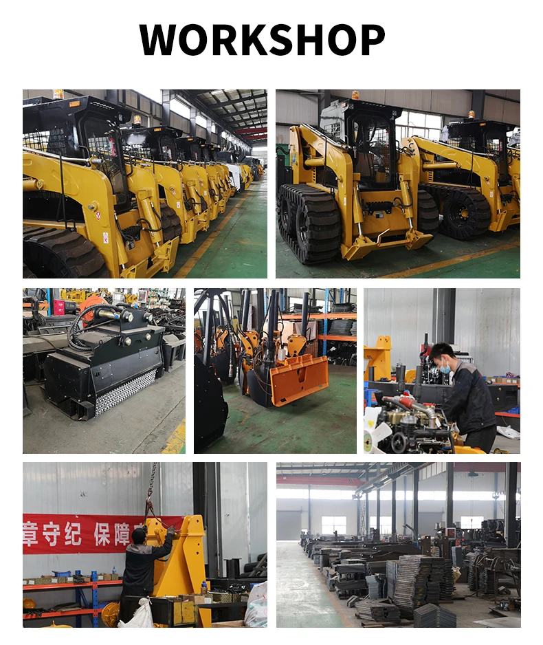 Best Selling Diesel Mini Skid Steer Loader Skid Steer Loader Plate
