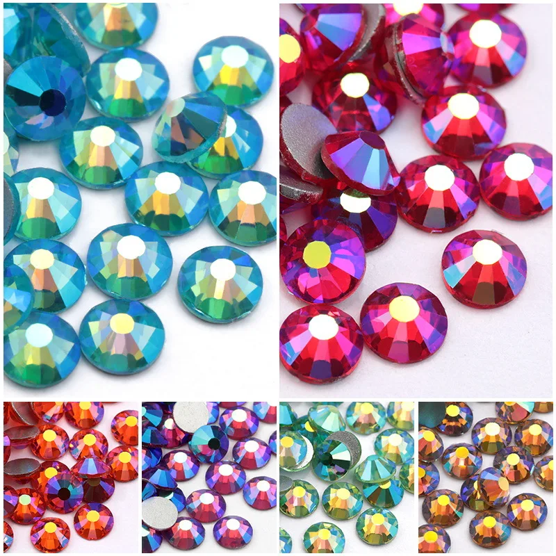 Ss10 Wholesale 1440pcs Multi Colors Bling Nail Art Strass Rhinestones