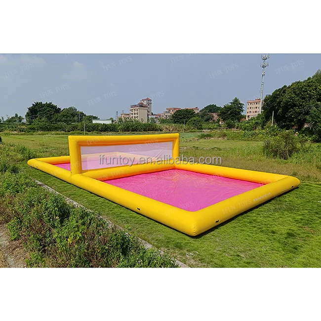Outdoor Beach Volleyball Inflatable Pool / Inflatable Water Volleyball