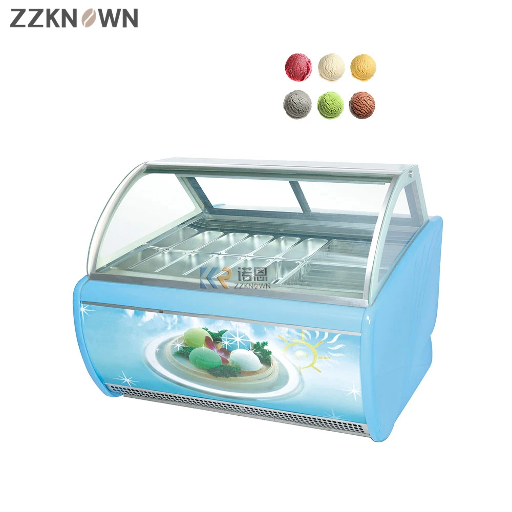 2025業務用デスクトップアイスクリームディスプレイキャビネットアイス