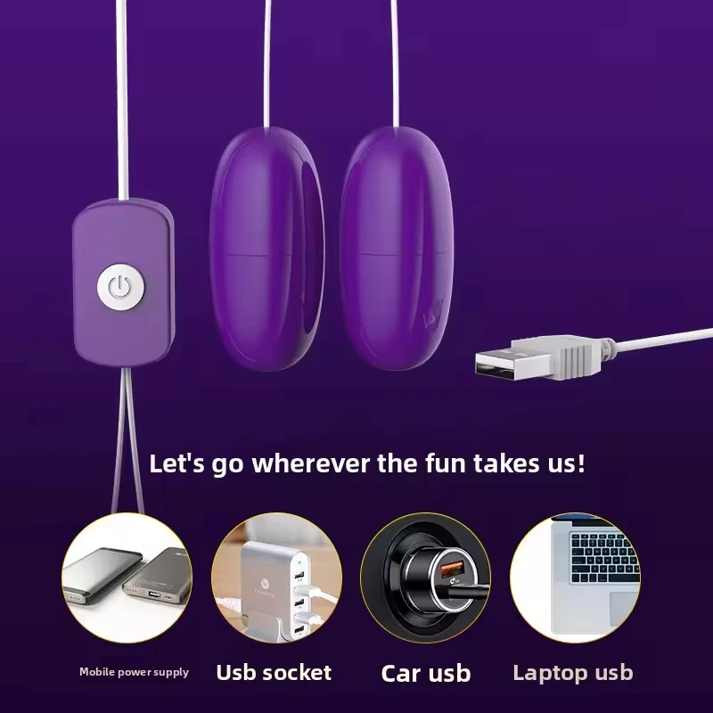 Compact egg vibrator showing size and ergonomic design