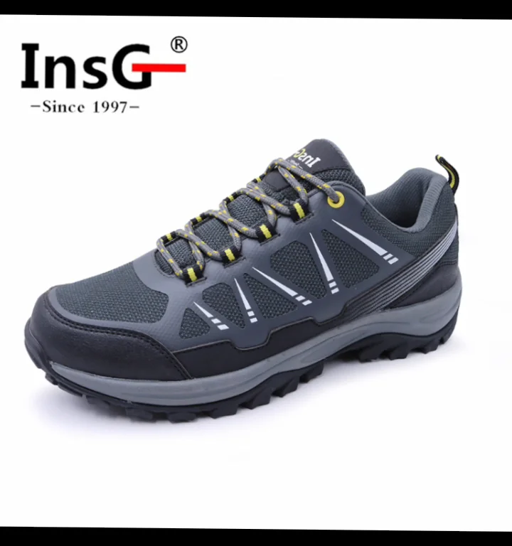 Insg Men Outdoor Light Weight Walking Style Waterproof Trekking Shoes ...