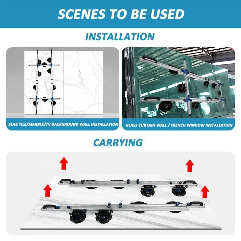 Ceramic Tile Reinforcement Device Vacuum Suction Cups Heavy Duty Seam Setter  Glass Stone Installation Handling Lifter Tools