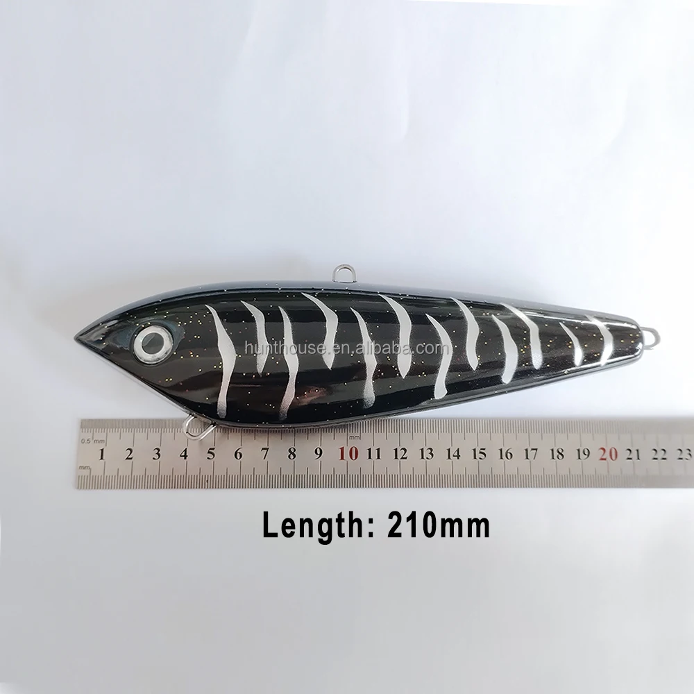 Hunthouse 3d Eyes Big Game Fishing Deep Sea Sinking 21cm/300g Stickbait ...