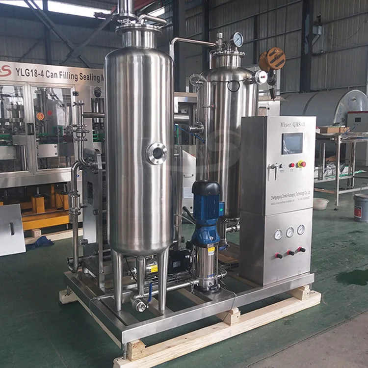Машина для автоматического наполнения двойных бак с пластинчатого теплообменника конвеерная машина для розлива газированных напитков, смеситель qhs-3000