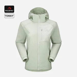 Pelliot Winter Solid Warm  Fleece Jacket for Unisex Outdoor Use with Polartec Windproof Breathable Features