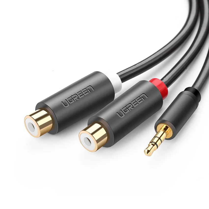 Aux 3.5mm Maschio A Rca 2x Rosso Bianco Cavo Doppio Rca Cuffie - Foto 7