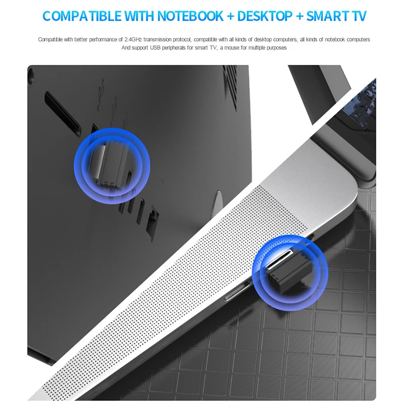 ZIYOU LANG 6 Keys Silent Click X9 Gaming Mouse - 2.4ghz Wireless