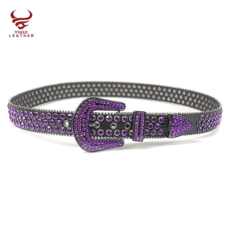 Bb Simon Men's Belt - Purple