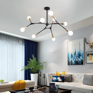 MEIYUN Wholesale Modern Pendant Lamp E27 Iron Black Chandelier Pendant Lights for Restaurant Home