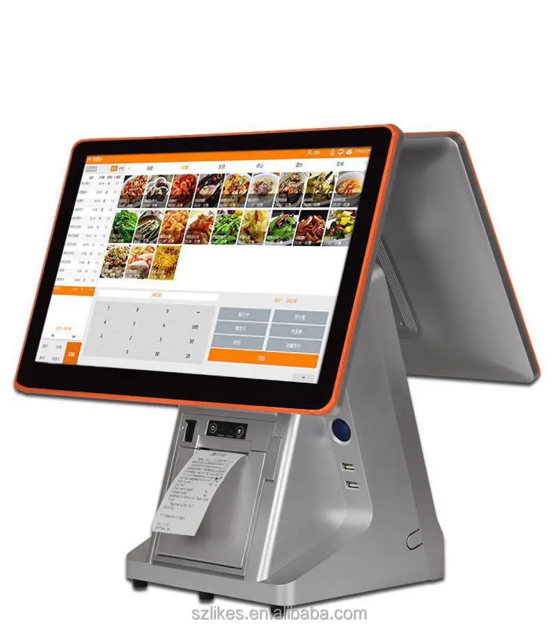 Big Supermarket Pos Touch Screen Billing Machine 15inch Pos Terminal