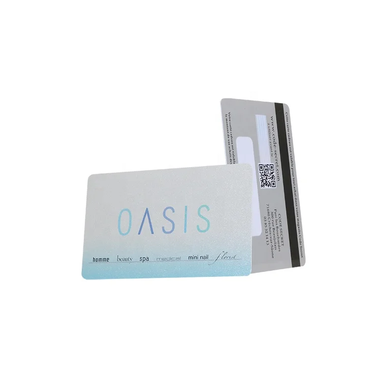 Free Sample Customized Plastic Magnetic Stripe Membership Cards Printing PVC Gift VIP Card