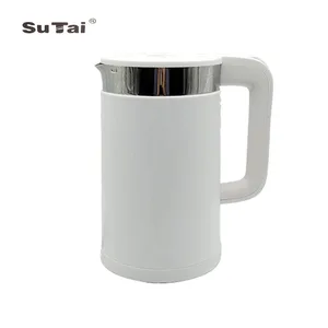 1.8L SEAMLESS Electric Kettle Stainless Steel 1500W 360° Rotational Base Keep Warm for Home & Hotel Use 220V