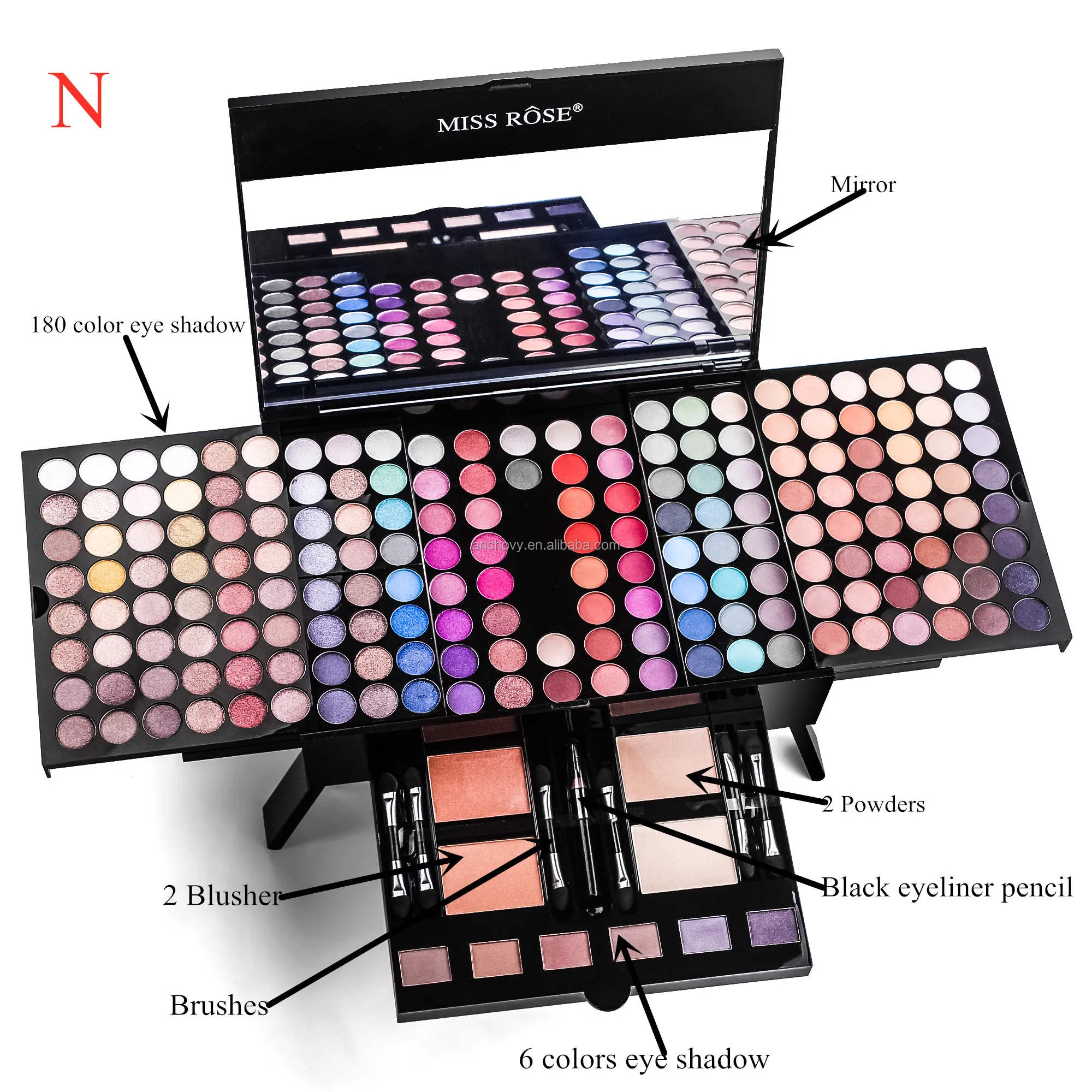 0204a1 Big Makeup Gift Sets Eye Shadow Palette Makeup Kit Box For ...