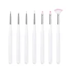 7Pcs white