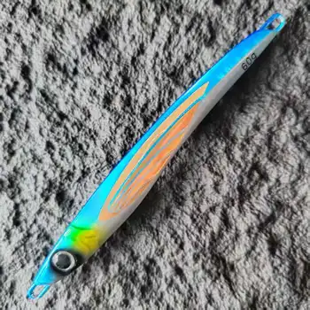 CHEERY 60g 80g 100g 150g THEOS Metal Jig Shore Offshore Slow Jigging Lure Sea Fishing Tackle Tuna Amberjack Kingfish – Metal Jig – view 3