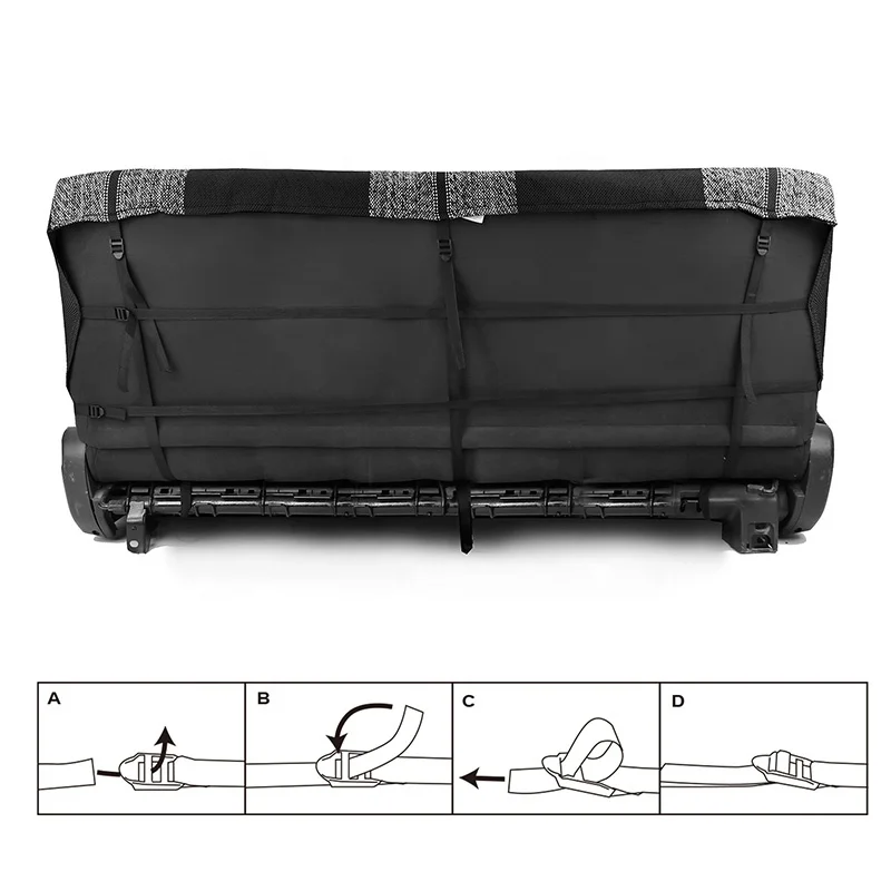 Truck Universal Bench Seat Cover Customized Comfortable Blanket Seat Cover With Storage Bag