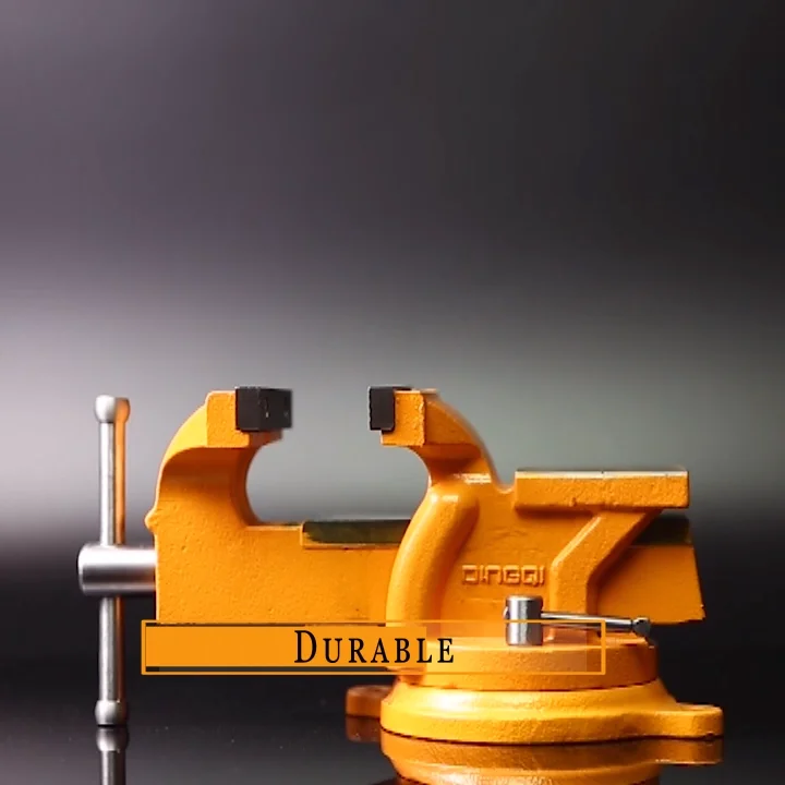 Dingqi Hight Quality 4 5 6 8 Inch Bench Vice Hydraulic Manual Heavy
