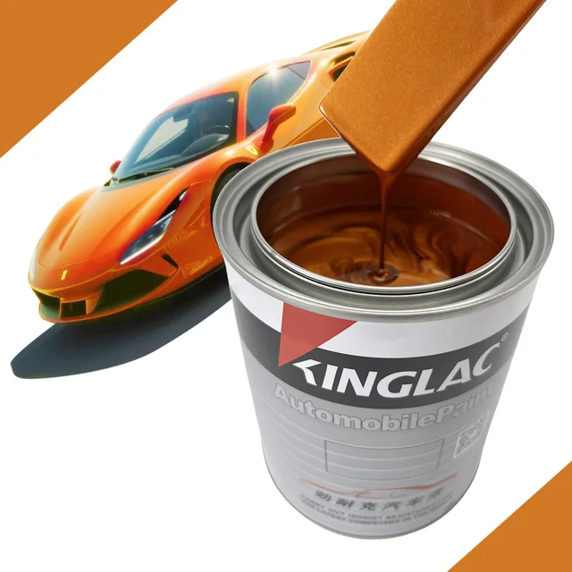 P22 1k Orange Pearl Automotive Paint Acrylic Automotive Paint Polyurethane Acrylic Automotive Repair Paint