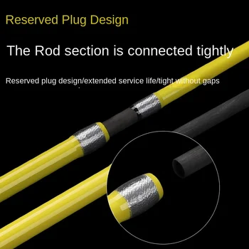 CHEERY Carbon 2-Piece Ginkgo Boat Fishing Rod Fuji Guides for Yellow Gout Octopus Squid Perch Offshore Use No.40 – Trolling Lure – view 5
