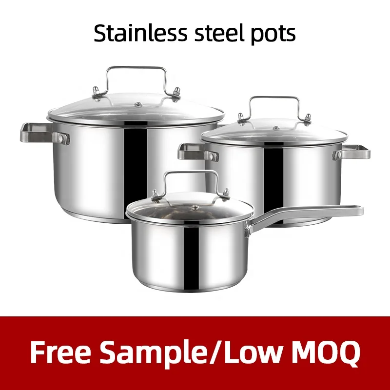 2022 Stainless Steel Cookingware Sets De Utensilios De Cocina Casserole  Kitchenware Ollas Cookware Sets Cooking Pot Set - China Cookware Set and  Soup Pot price