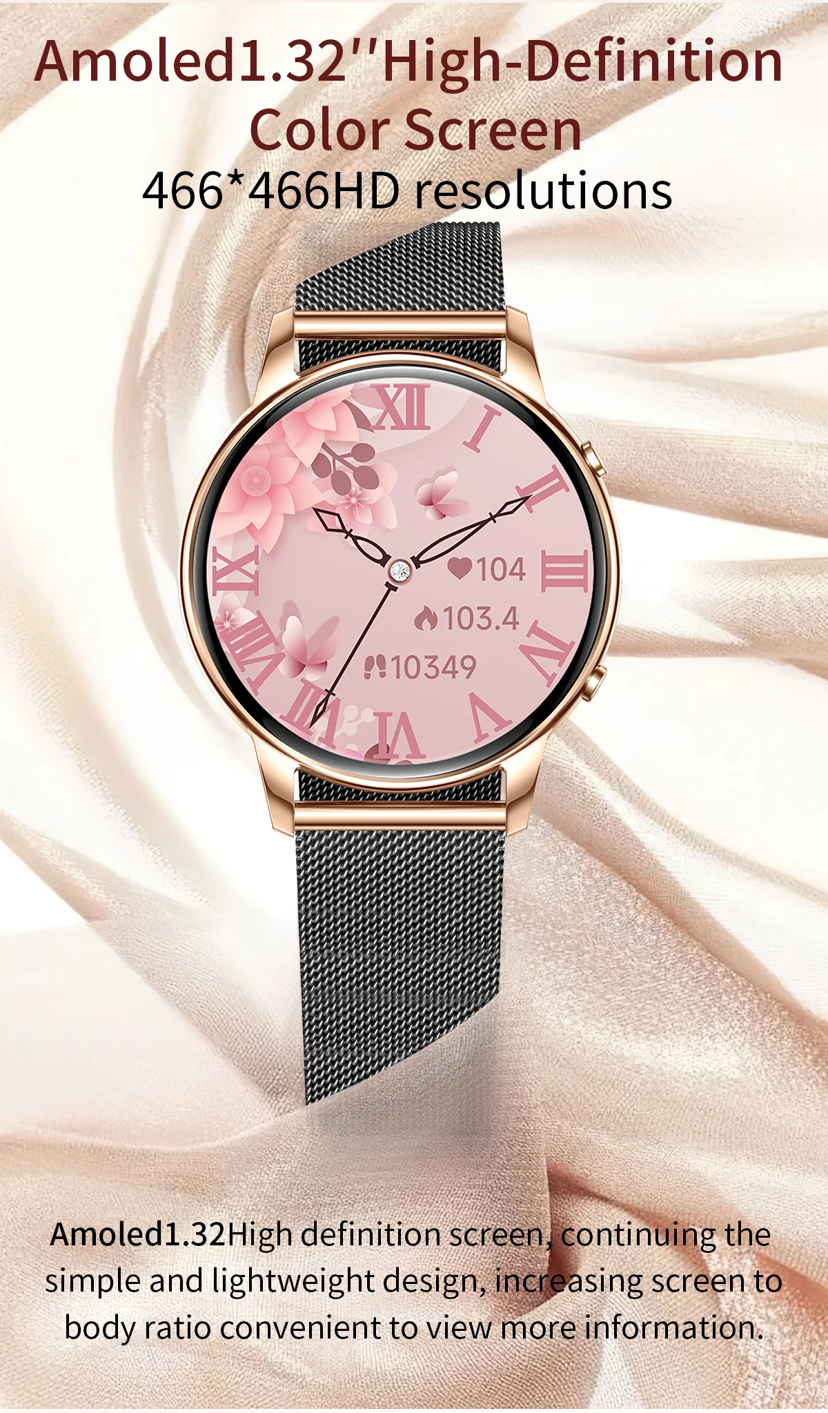 If you are searching for a supplier of a product with perfect quality control and highly competitive prices, which gives you an advantage in expanding your local market, then contact us now!  Competitive suppliers of  2026 Luxury Lady Smartwatch Y12 1.32inch Amoled Screen BT Call Heart Rate IP68 Waterproof Relojes Smart Watch for Women Men