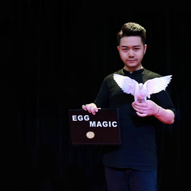 Magic Tricks Eggs Give Birth to Pigeons Wonderful Gimmick Stage Magic for Annual Party Adults Magia Toy Black Book Magic Props