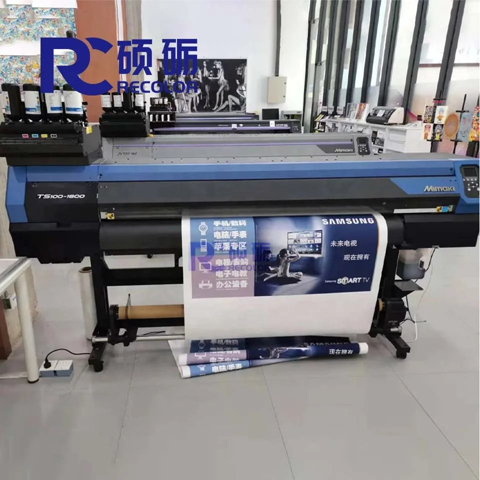 Japan Ts100 1600 Original Mimaki Sublimation Heat Transfer Inkjet Printer For Textiles Printing