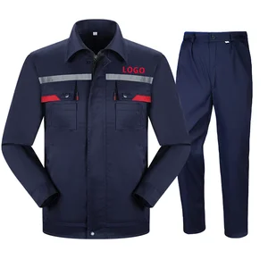 Wholesale Custom Logo Electronics Engineer Gas Stations Gas Terminals Factories Anti-static Engineering Uniform Work Wear Set