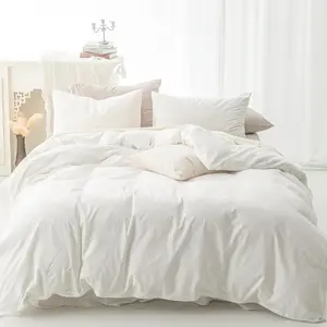 Bestseller Ultra Soft Quilted Comforter Machine Washable Winter Hotel Bedding All Season Box Stitched Duvet Insert
