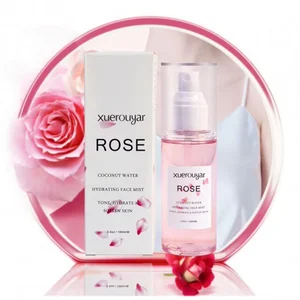 OEM Beauty Product Moisturizing Whitening Soothing Hydrating Facial Rose Essence Water Korean Skin Care Face Organic Spray Toner