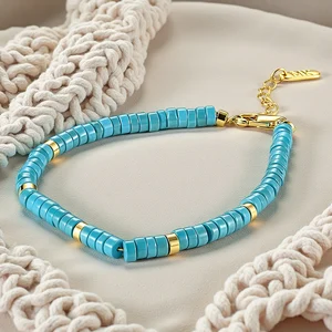 Muxcor High Quality Copper Resin Fashion Beaded Bracelet Retro and Modern Chinese Styles Wholesale