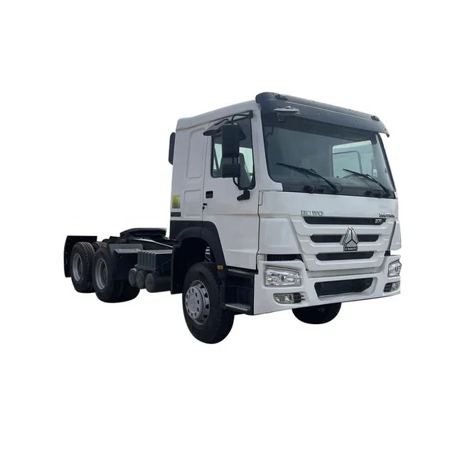 heavy duty hot sale sinotruk howo low factory price 6x4 trailer head  tractor trucks with good condition