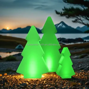Rechargeable Table Lamp Christmas Tree Decorative Lights Luminous Led Christmas Lights Outdoor Decoration