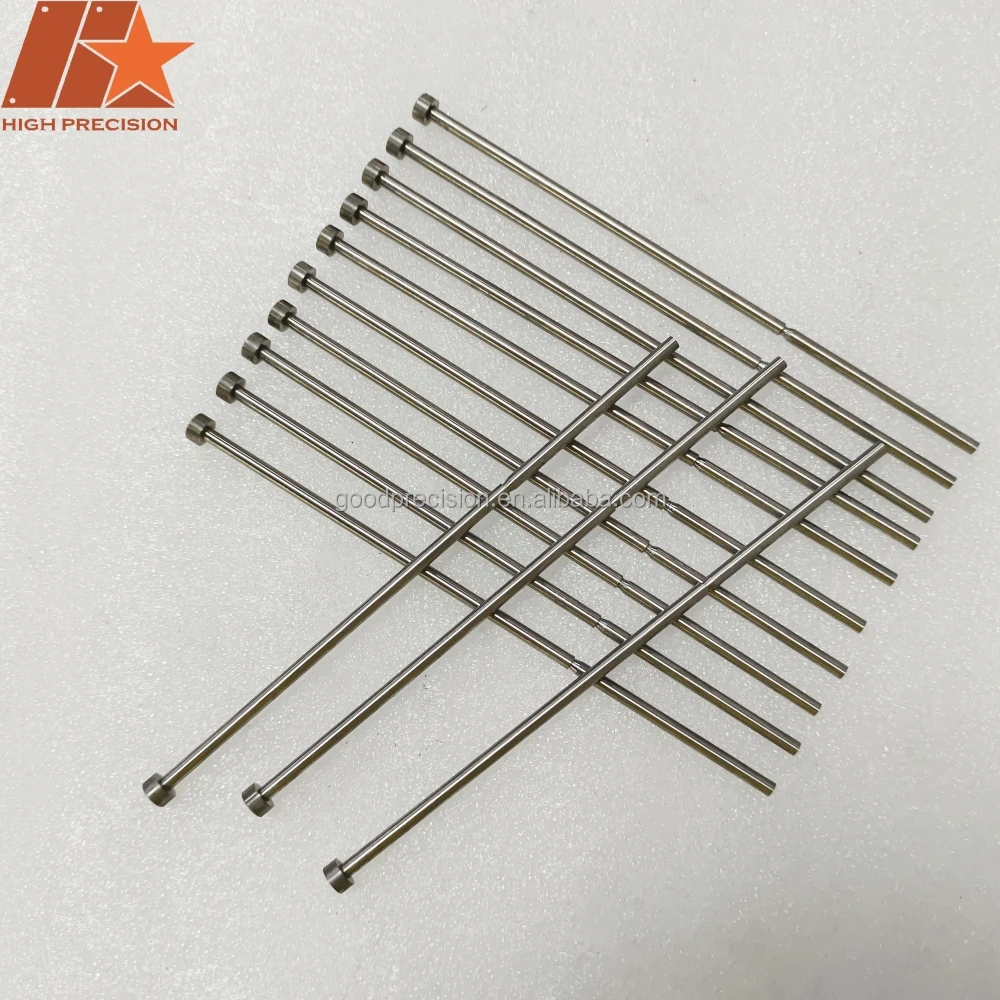 Non Standard Flat Square Ejector Pins Shaped Push Injection Punch