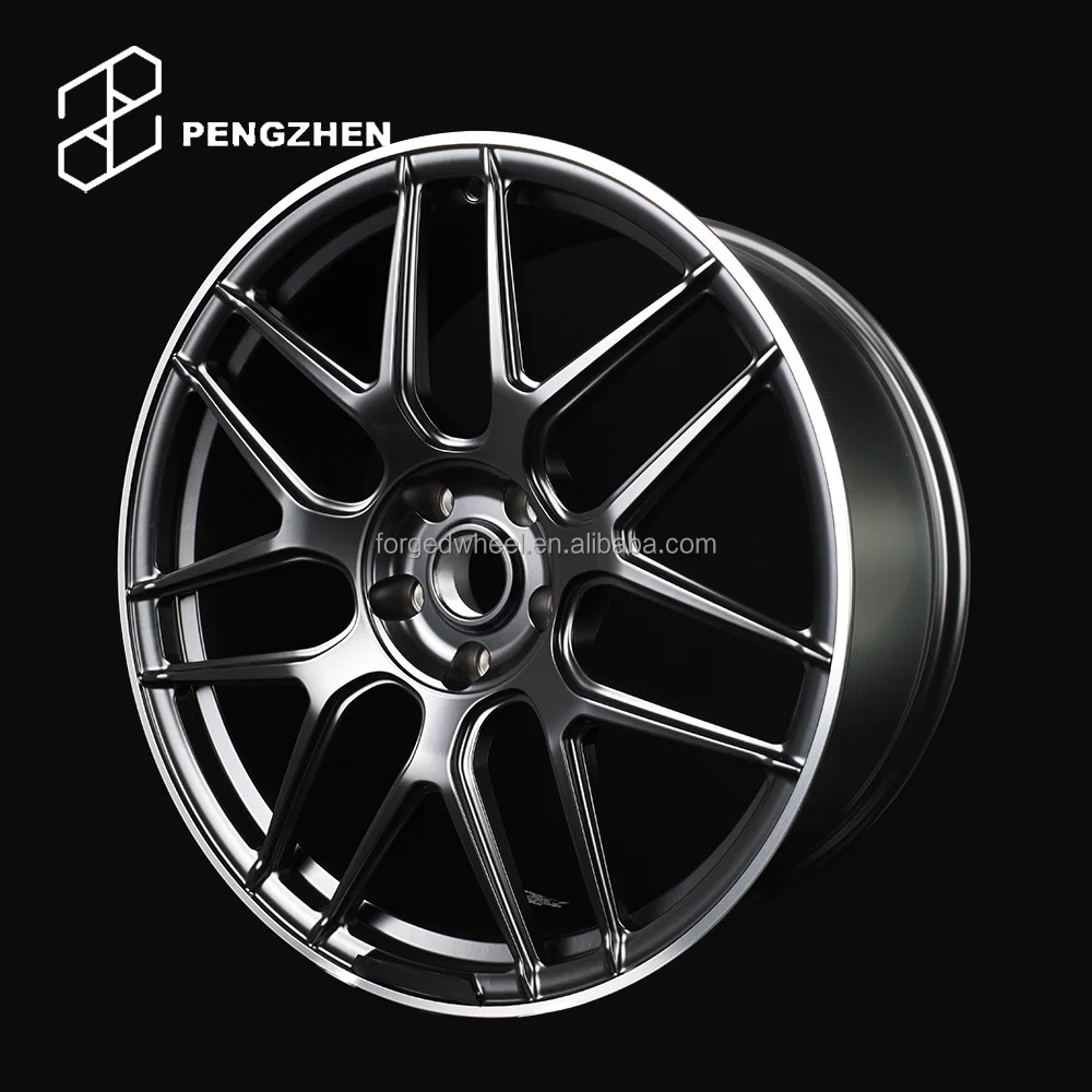 Pengzhen OEM Design Black Matte R22 Rims for S Class AMG