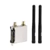 Antena blanca y negra