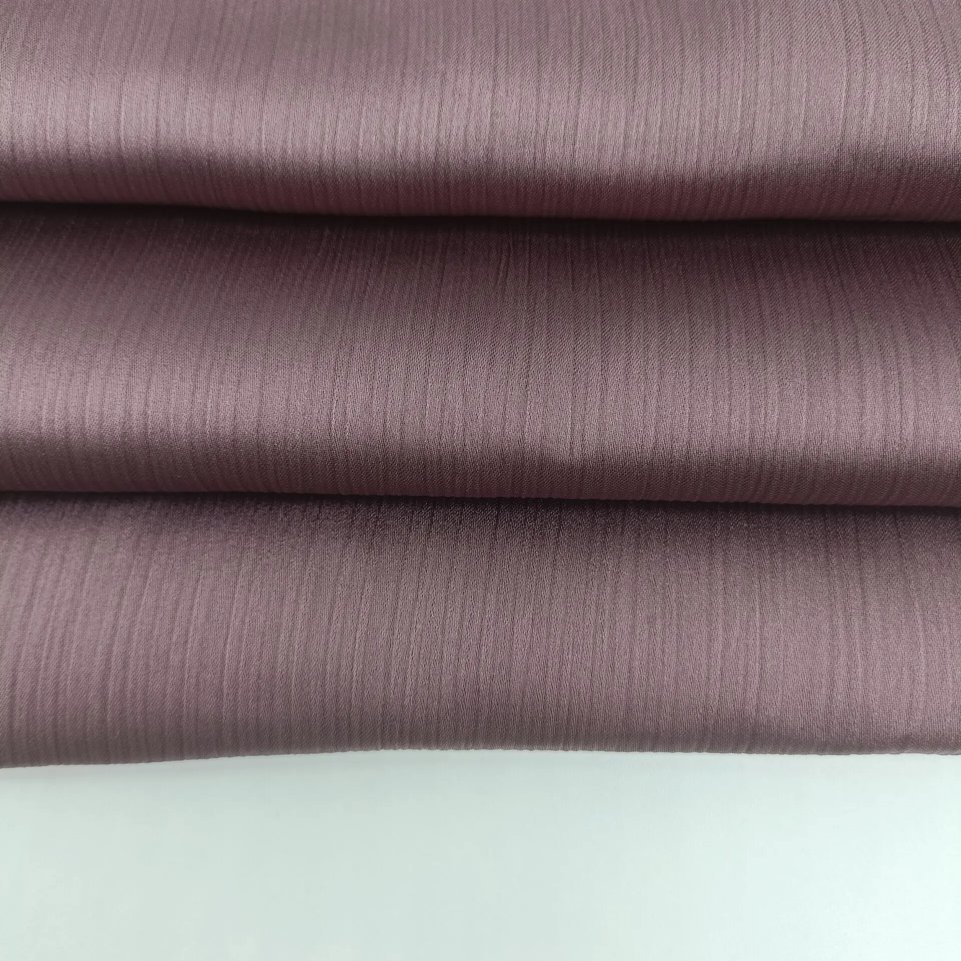 Soft and Droop Fabric Popular Polyester Chiffon Crepe Satin Suit Fabric Jacquard Fabric Woven Lightweight A4 Size Sample 100gsm