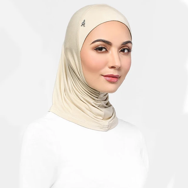 Wholesale Jersey Cotton Muslim Women undercap caps inner scarf muslim hijab cover neck hijab ninja  inner hijab