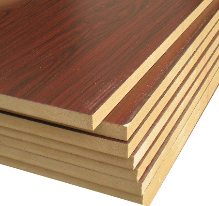 3mm Hmr MDF Board Customized Style Waterproof Moisture Resistant Laminated Melamine HDF Board