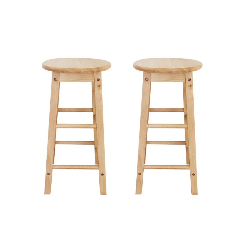 rubber wood stool