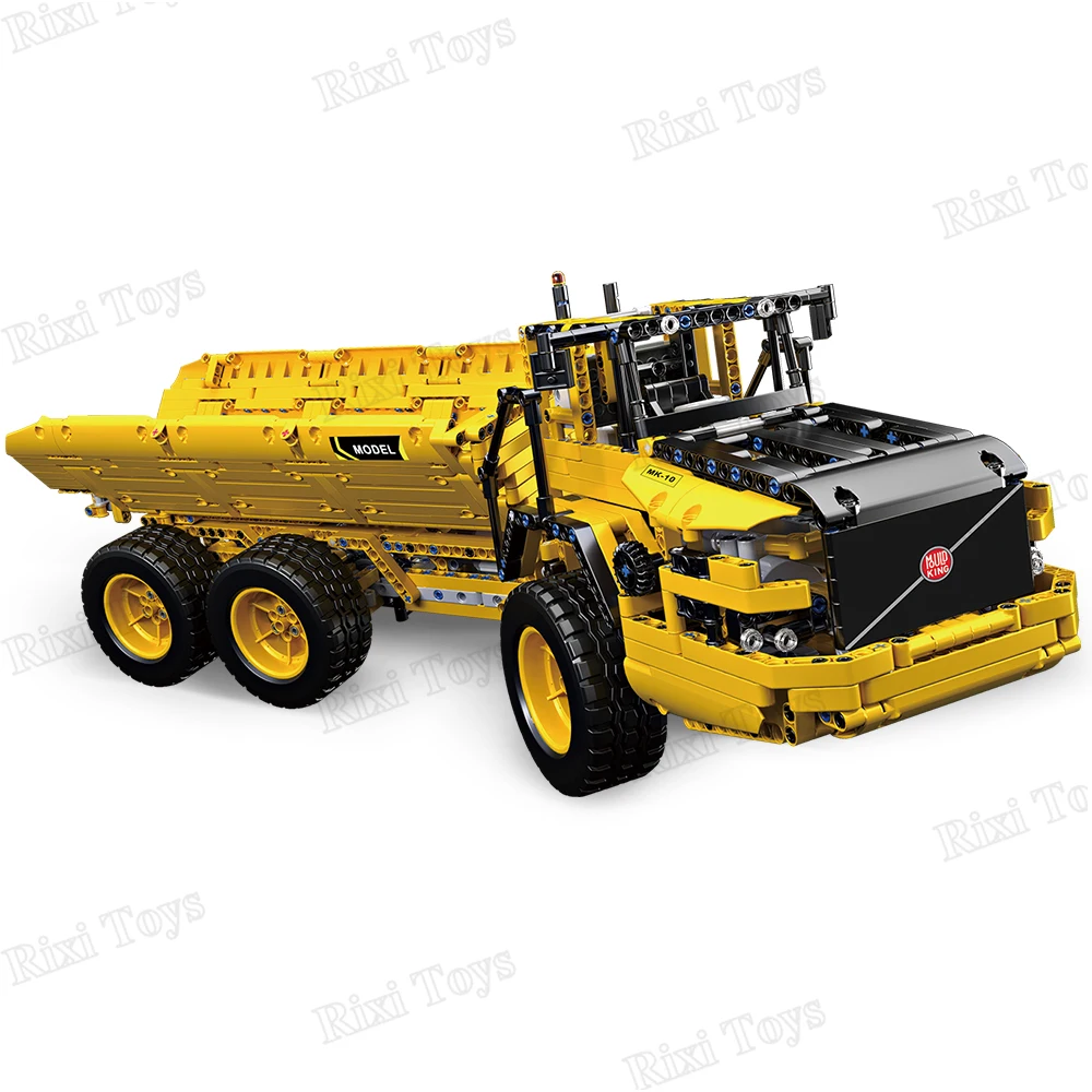 Mould King 17010 Technology Dumping Loader Truck, kits de blocs de serrage de construction, voiture télécommandée à six roues avec moteurs, cadeaux éducatifs pour voiture transporteur camion Mould King 17010 Technology Dumping Loader Truck, kits de blocs de serrage de construction, voiture télécommandée à six roues avec moteurs, cadeaux éducatifs pour voiture transporteur camion