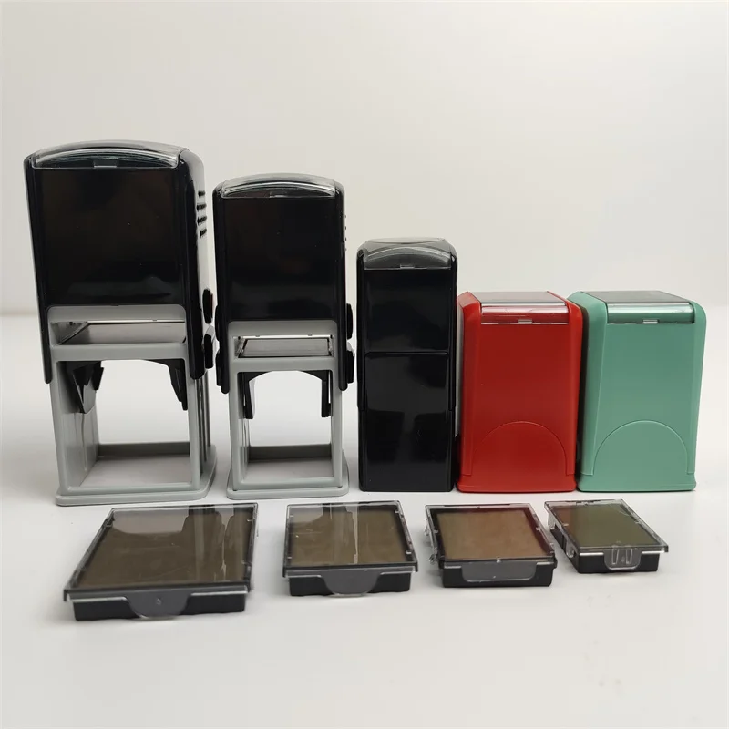 Sello Color Automatic Stamp Self Ink Logo Sellos Office Square Self Inking Stamp ...