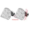 Fan-shaped - Steel silver color
