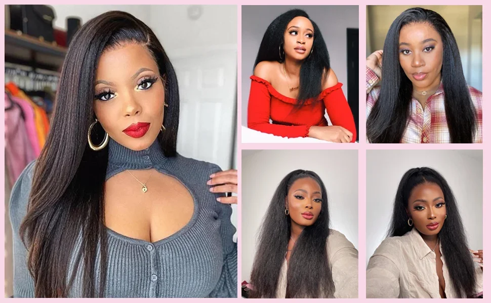 Brasilianische Kinky Straight I Tip Extensions Echthaar Weave Bundles Naturschwarz Farbe #1B 100 Gramm_voghion.com