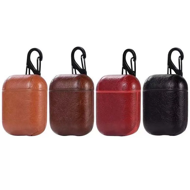 Защитный чехол кожаная сумка для Airpods прочный Чехол из искусственной кожи наушников 1 2 3