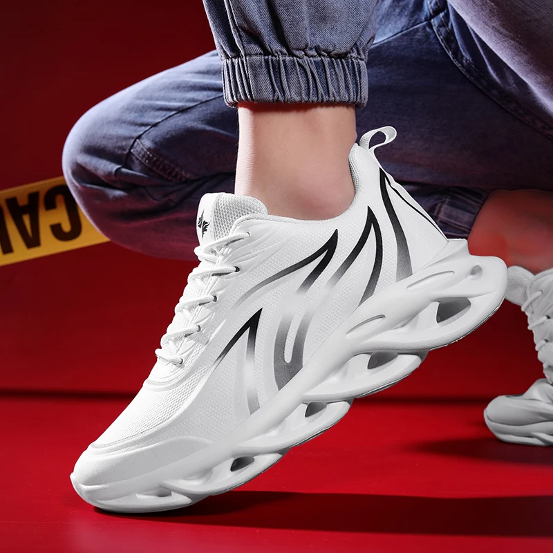 Sportstar Men Sportstar White Shoes RUNNEX Safety Low Shoe